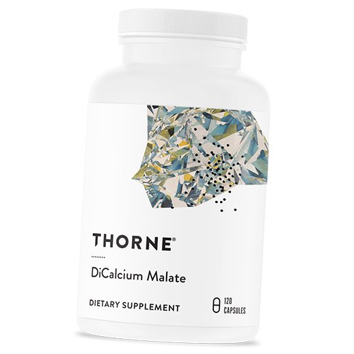 

Кальций Малат, Dicalcium Malate, Thorne Research 120капс (36357107)