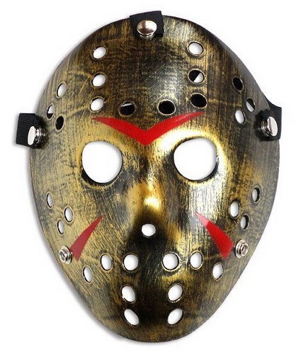 

Маска Джейсона (Пятница 13-е Jason Voorhees) золотистого цвета