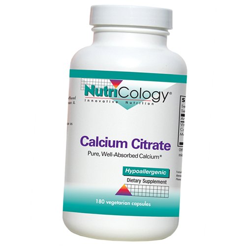 

Цитрат Кальция, Calcium Citrate, Nutricology 180вегкапс (36373013)
