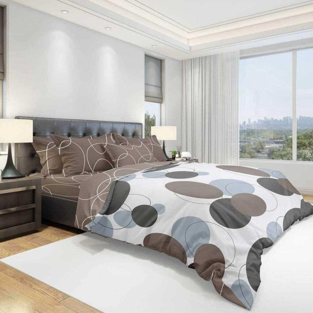 

Комплект постельного белья Qili Home Textile Сатин №S1017 Полуторный 150х210 разноцветный