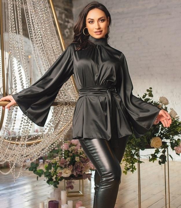 

Блузка G&M k-80354 48-56 Размер цвет черный