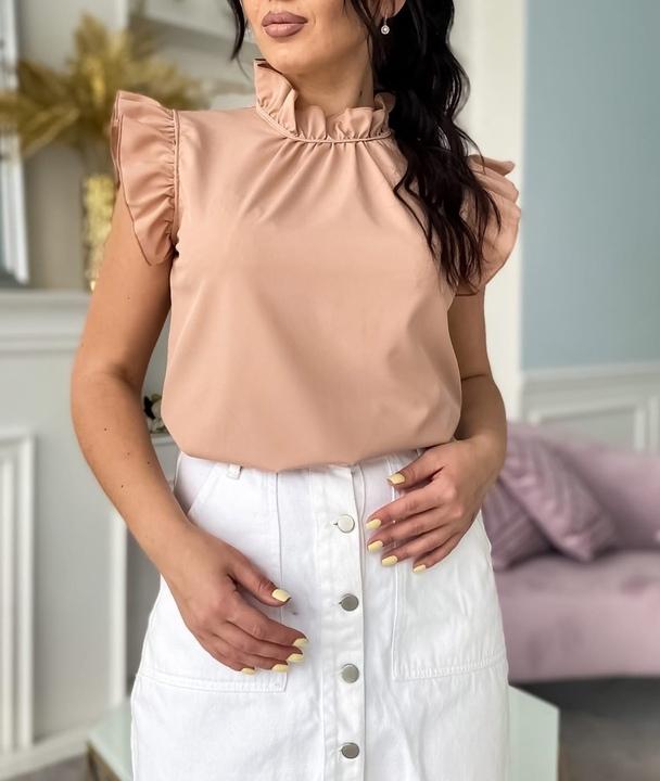 

Блузка G&M k-81879 - Размер цвет мокко, Блузка G&M k-81879 50-52 Размер цвет мокко