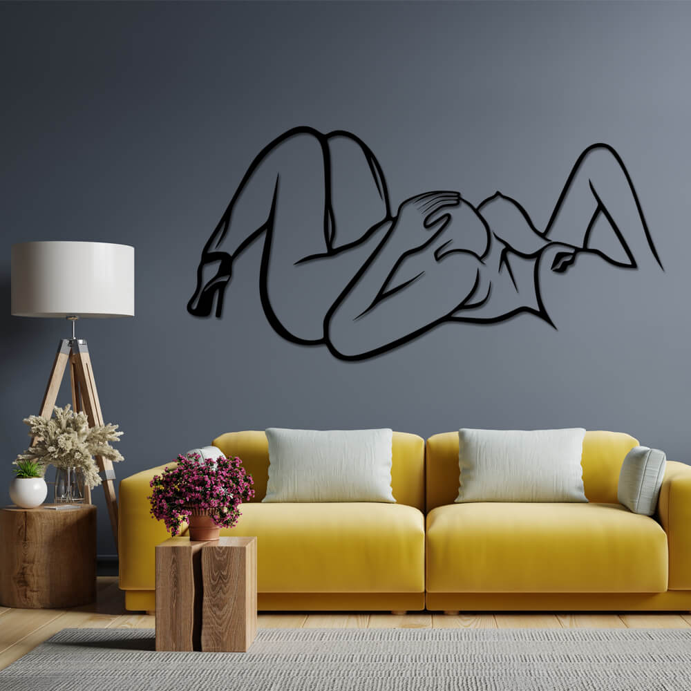 

Панно из дерева Born for Art Passion 145х71 см Черное