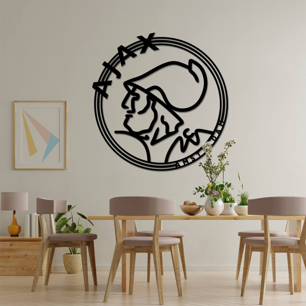 

Панно из дерева Born for Art Ajax 90х90 см Черное