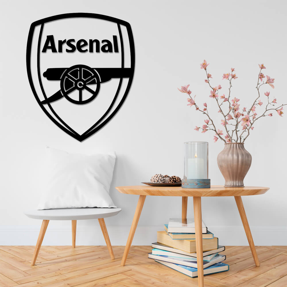 

Панно из дерева Born for Art ФК Arsenal 115х97 см Черное