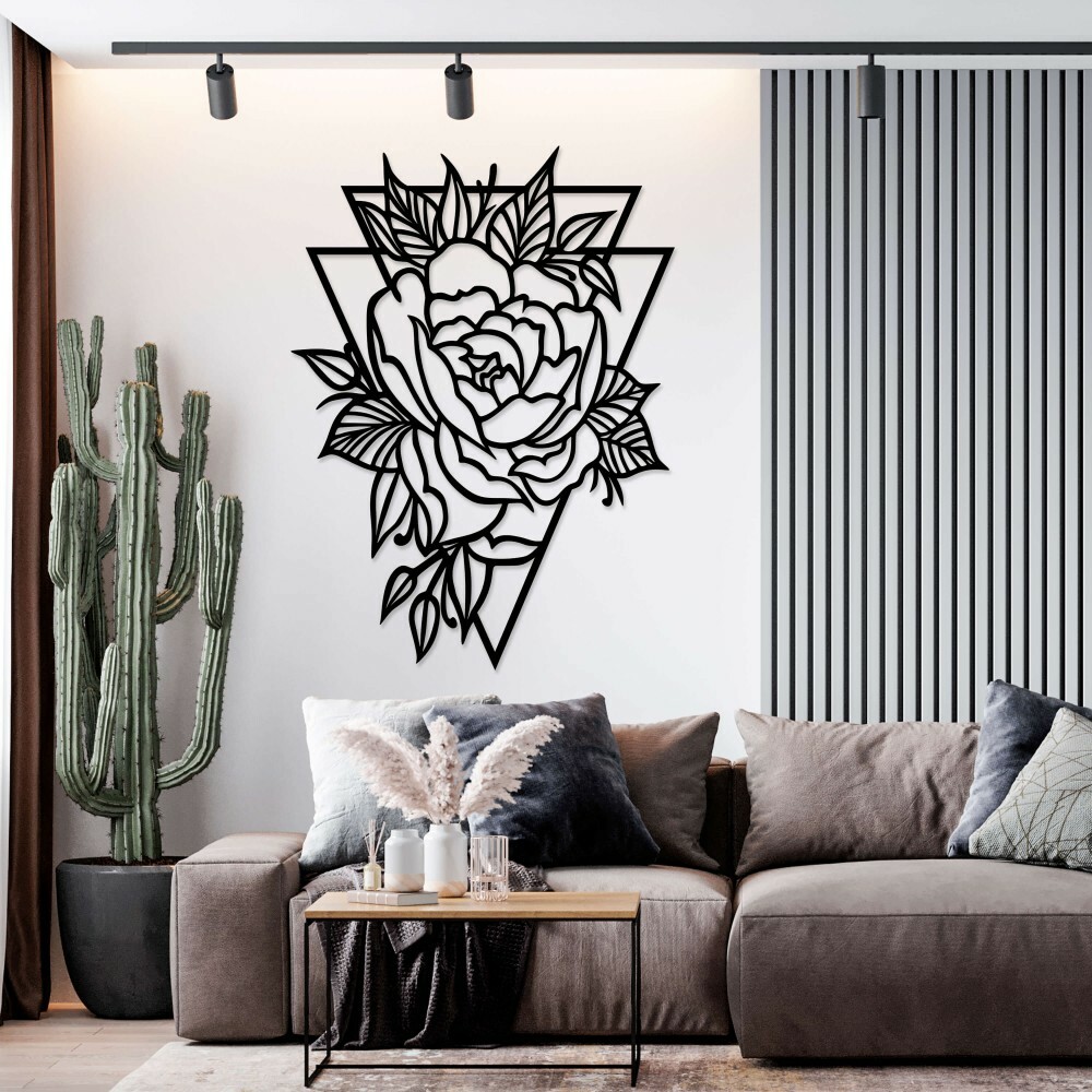 

Панно из дерева Born for Art Цветущая роза 115х84 см Черное