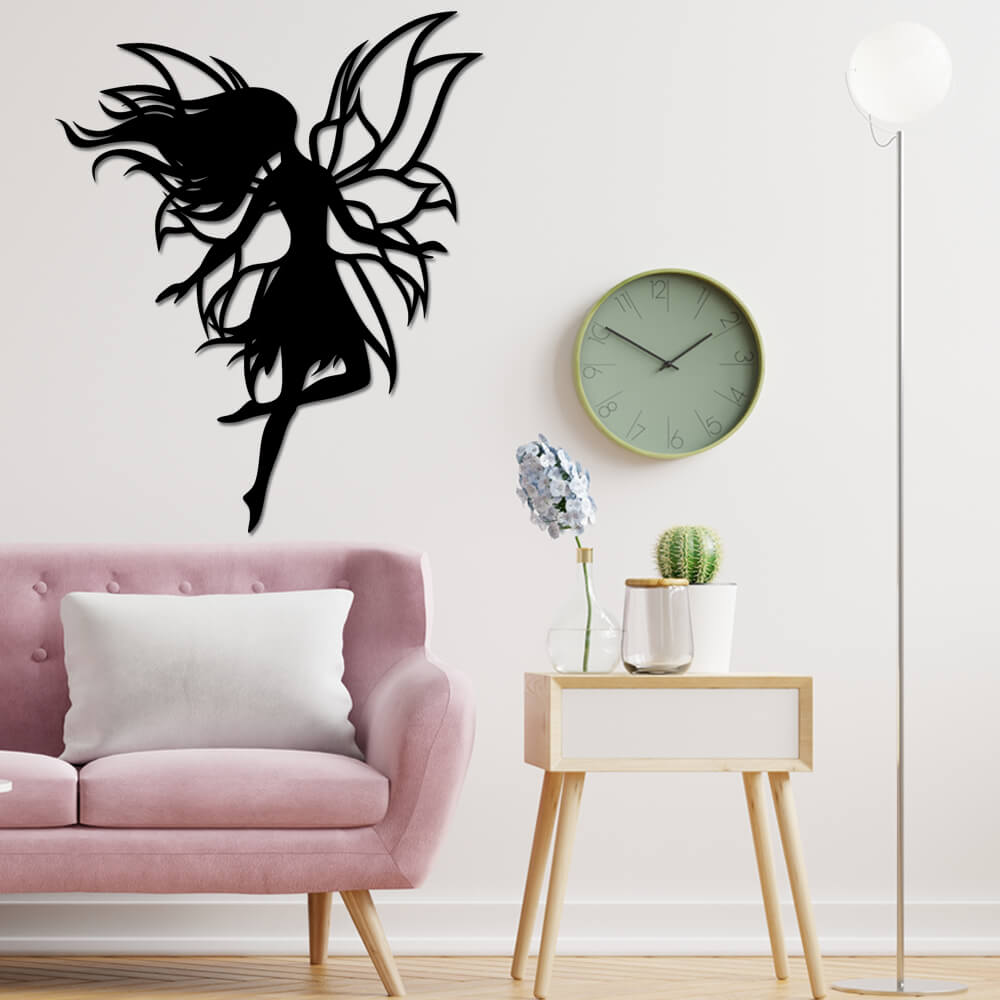 

Панно из дерева Born for Art Волшебная фея 115х94 см Черное