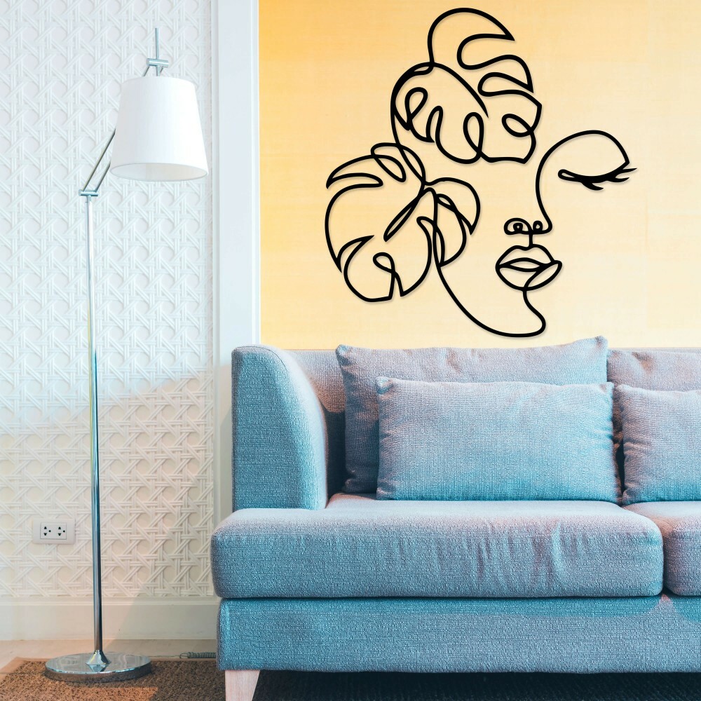 

Панно из дерева Born for Art Естественная женственность 70х68 см Черное