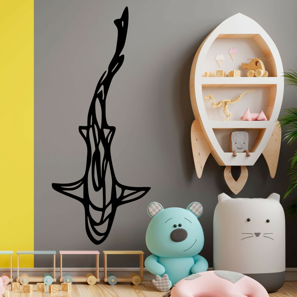 

Панно из дерева Born for Art Рыба 2.0 145х61 см Черное