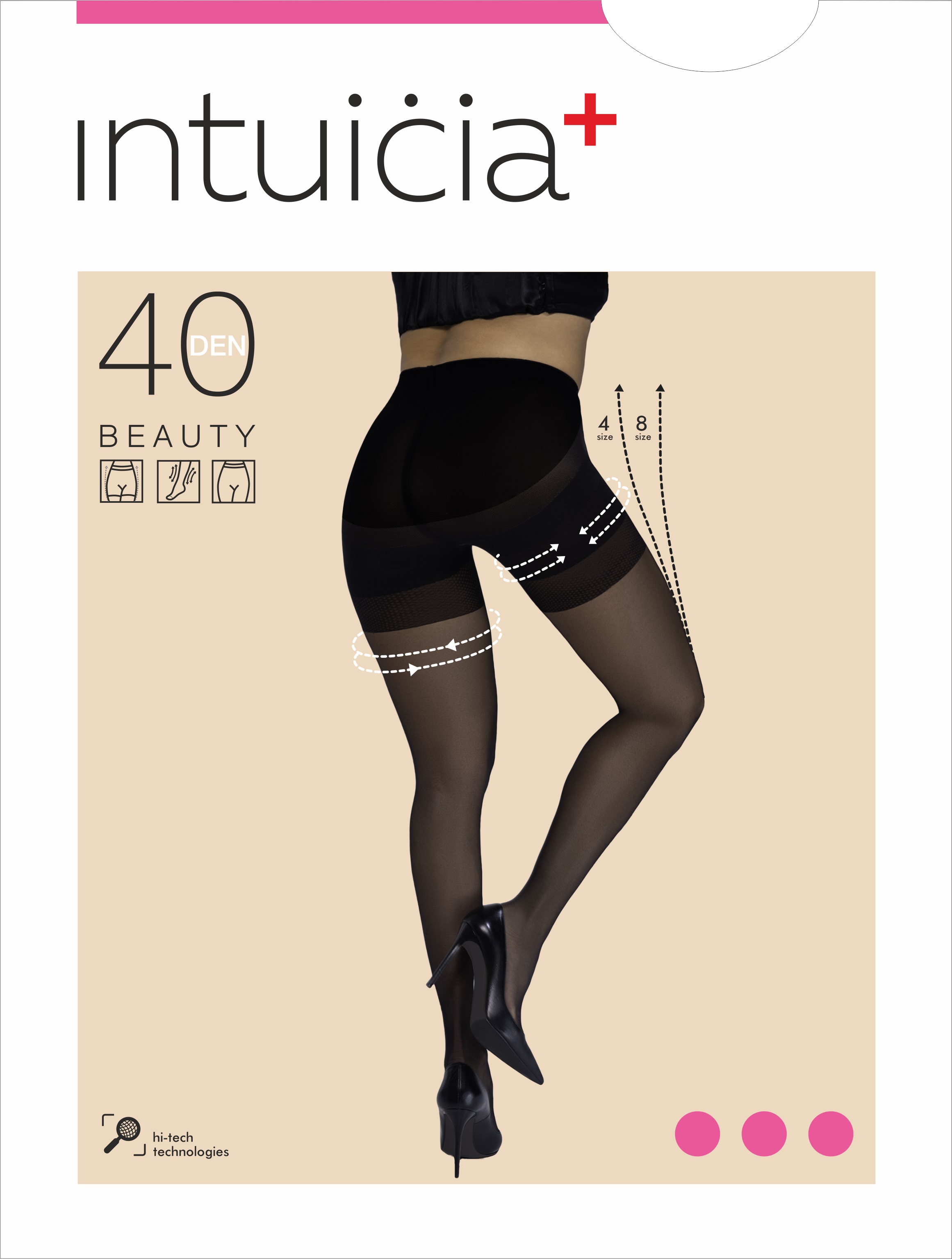 

Колготки Intuicia Beauty 3109 40 Den Xxl-Xxxl р Vizone