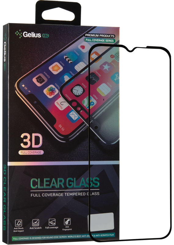 

Защитное стекло Gelius Pro для Vivo Y20 Black