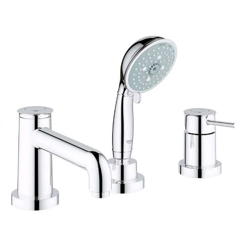 

Смеситель для ванны Grohe BauClassic однорычажный на 3 отверстия 2511800A