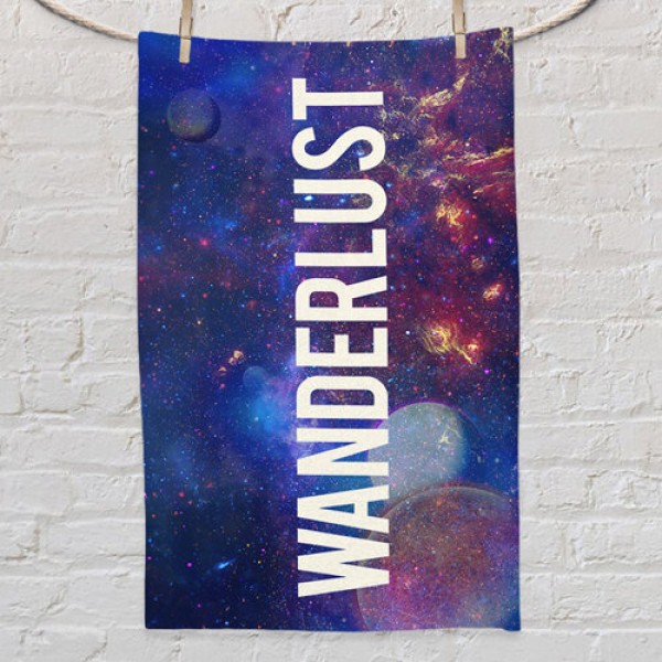 

Полотенце маленькое с принтом Wanderlust space Present маленькое полотенце с принтом 80х50 см