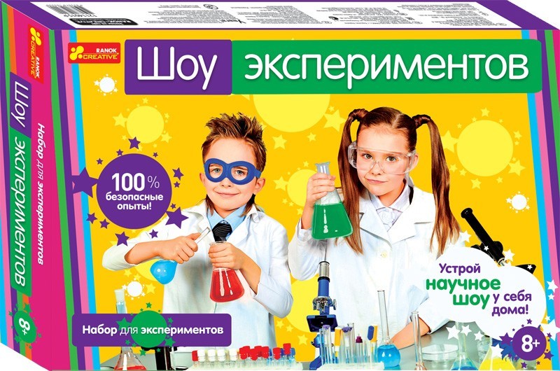 

Набор для опытов Набор для экспериментов Шоу экспериментов Ranok Creative 12114022