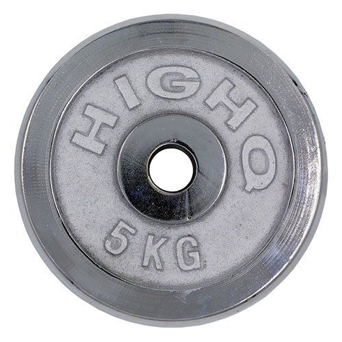 

Блины (диски) хромированные Highq Sport ТА-1452 FDSO 5кг Серебряный (58508016)