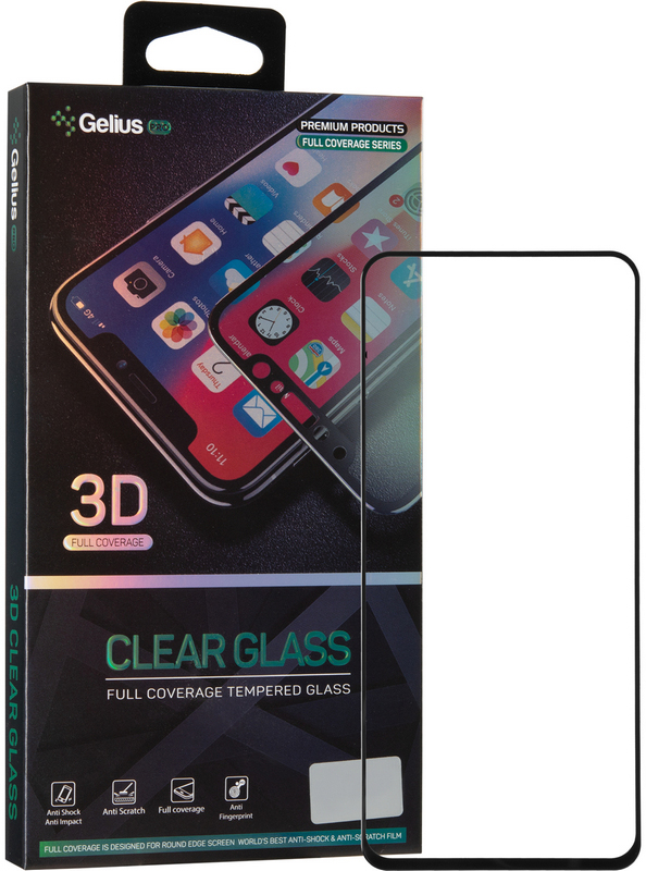 

Защитное стекло Gelius Pro для Xiaomi Poco F3 Black