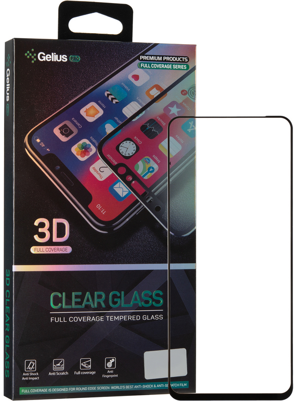 

Защитное стекло Gelius Pro для Xiaomi Redmi Note 10 5G Black