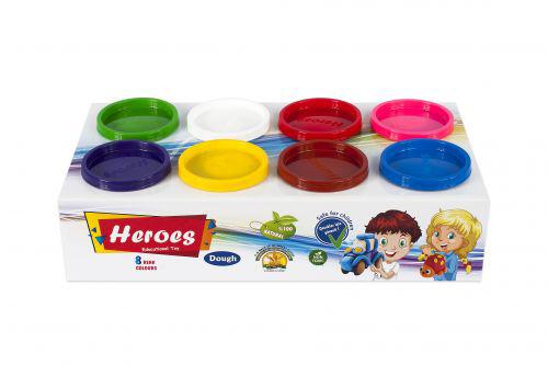 

Набор теста для лепки Heroes 8 цветов Play Toys E ERN-559 (TC132763)