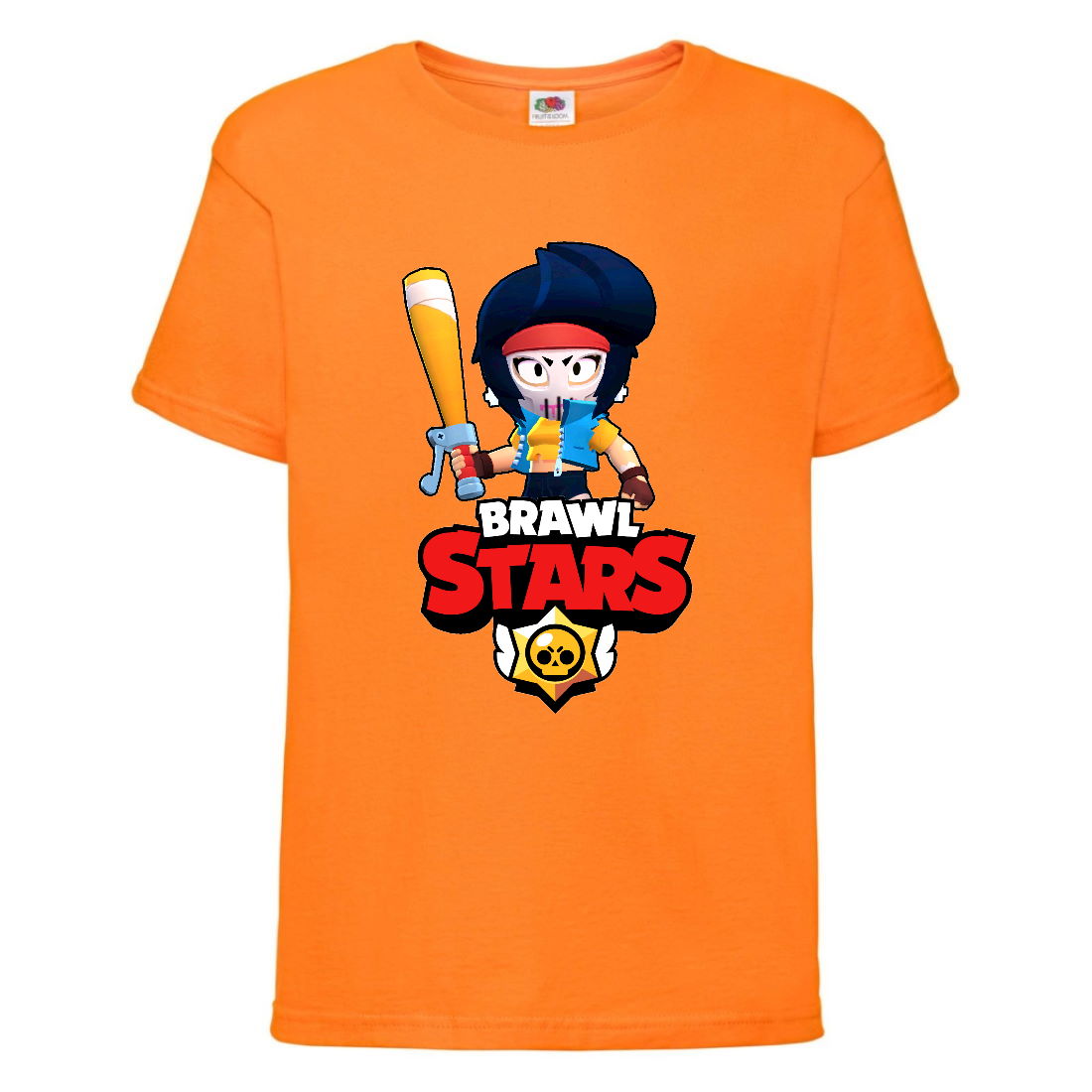 

Футболка детская Brawl Stars Bibi Avenger (Бравл Старс Биби Мстительница) оранжевая 128 см