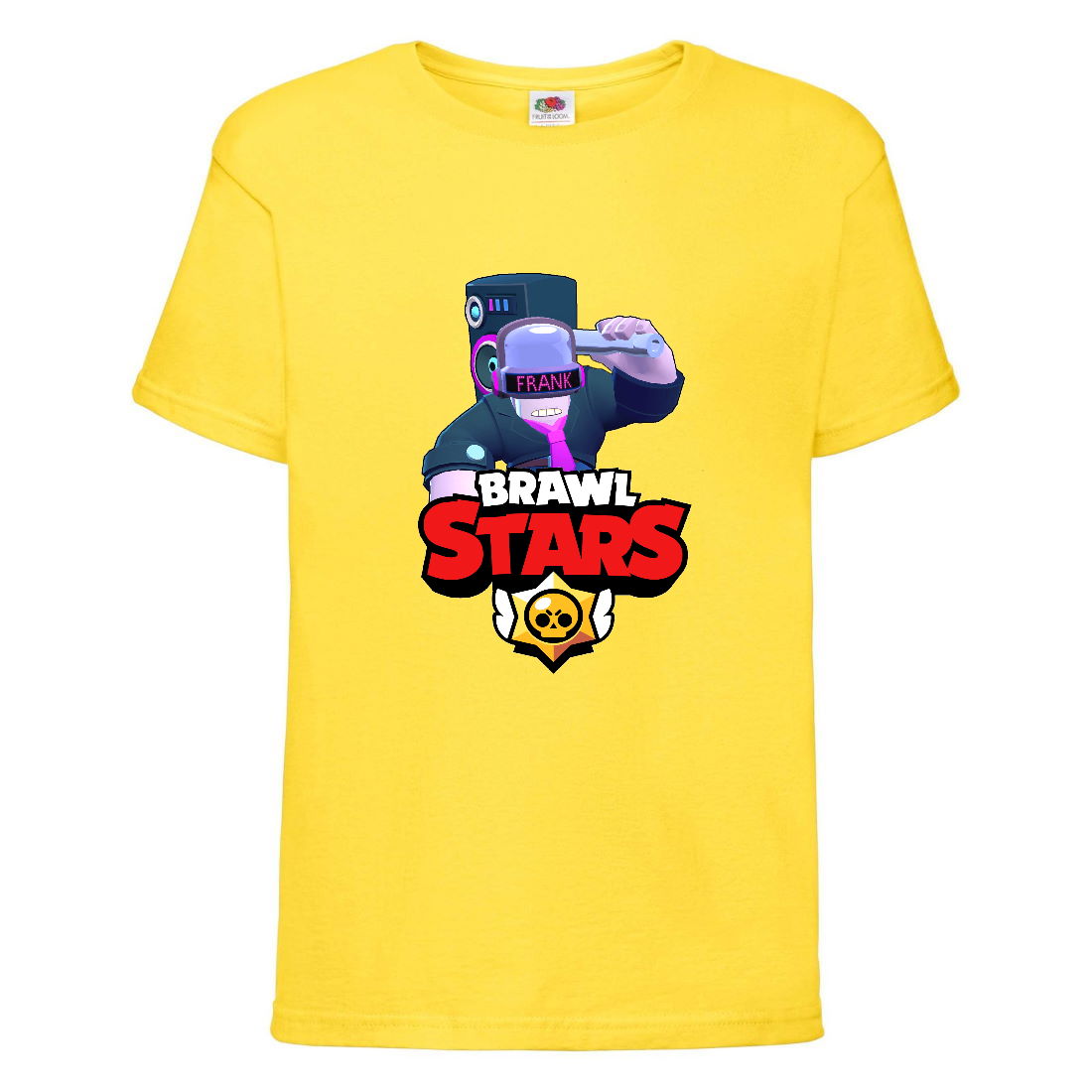 

Футболка детская Brawl Stars DJ Frank (Бравл Старс Фрэнк Диджей) желтая 128 см
