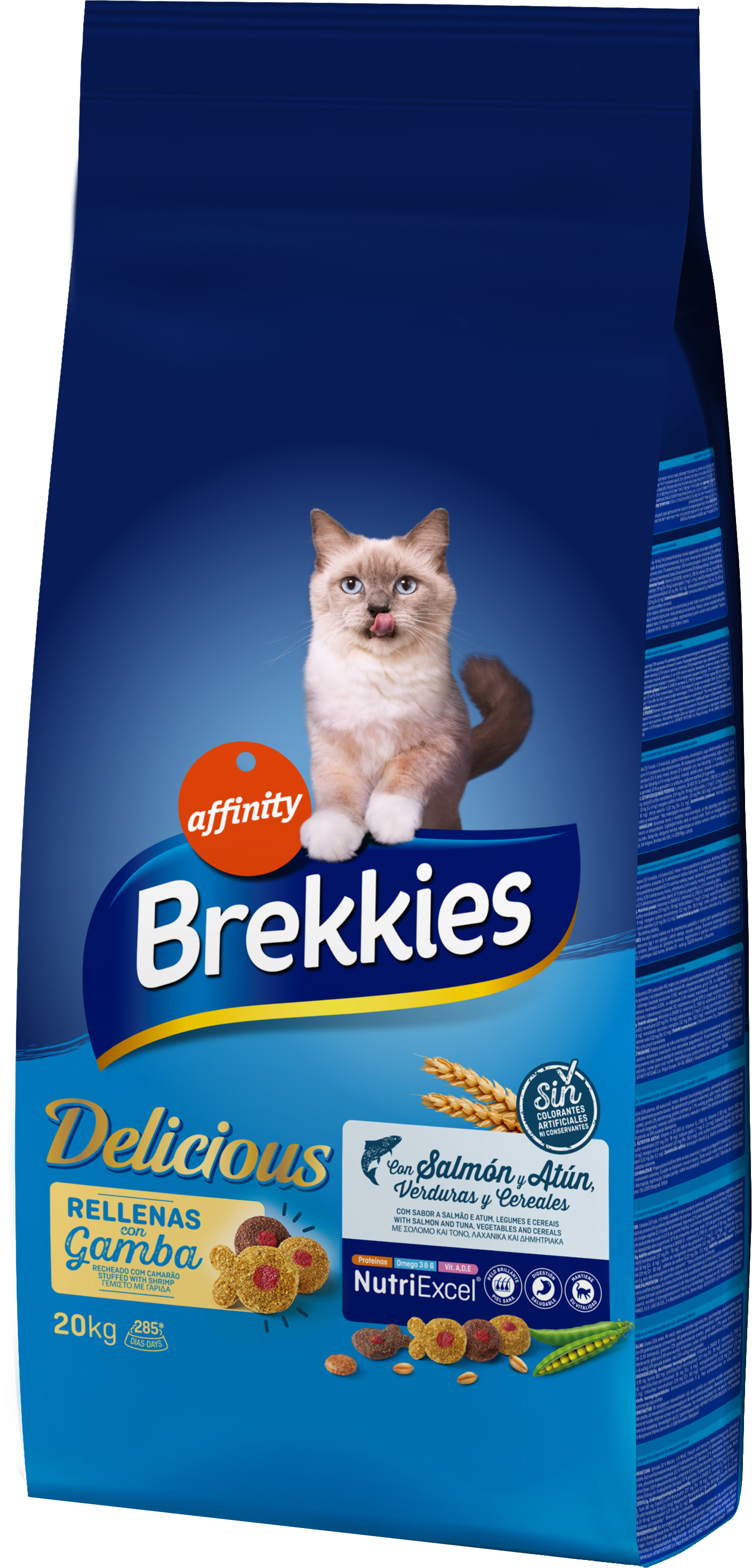 Акція на Сухой корм для котов и кошек Brekkies Delicious Fish Sel с рыбой 20 кг (8410650885711) від Rozetka UA