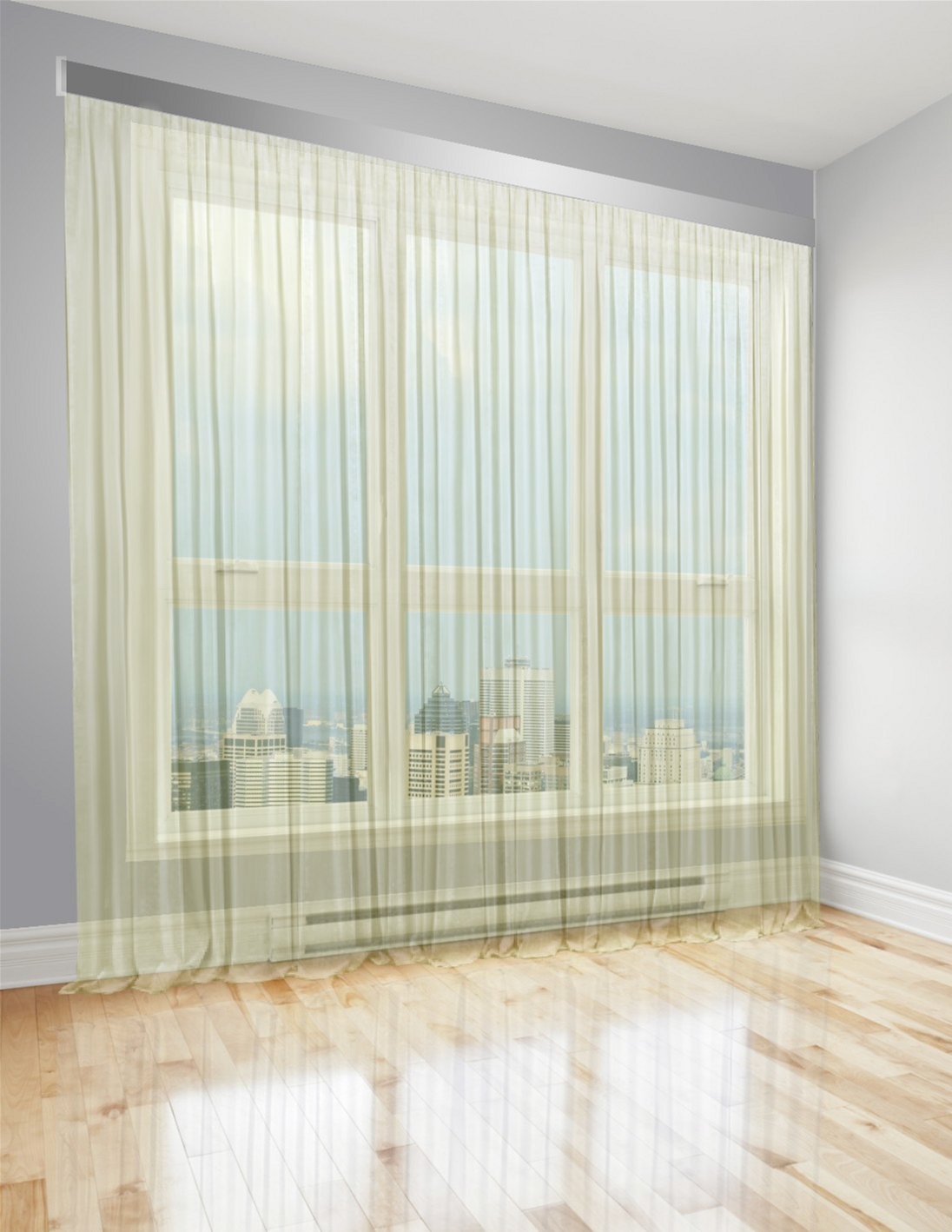 

Тюль Di&Di Батист прозрачный 400х270 Золотистый