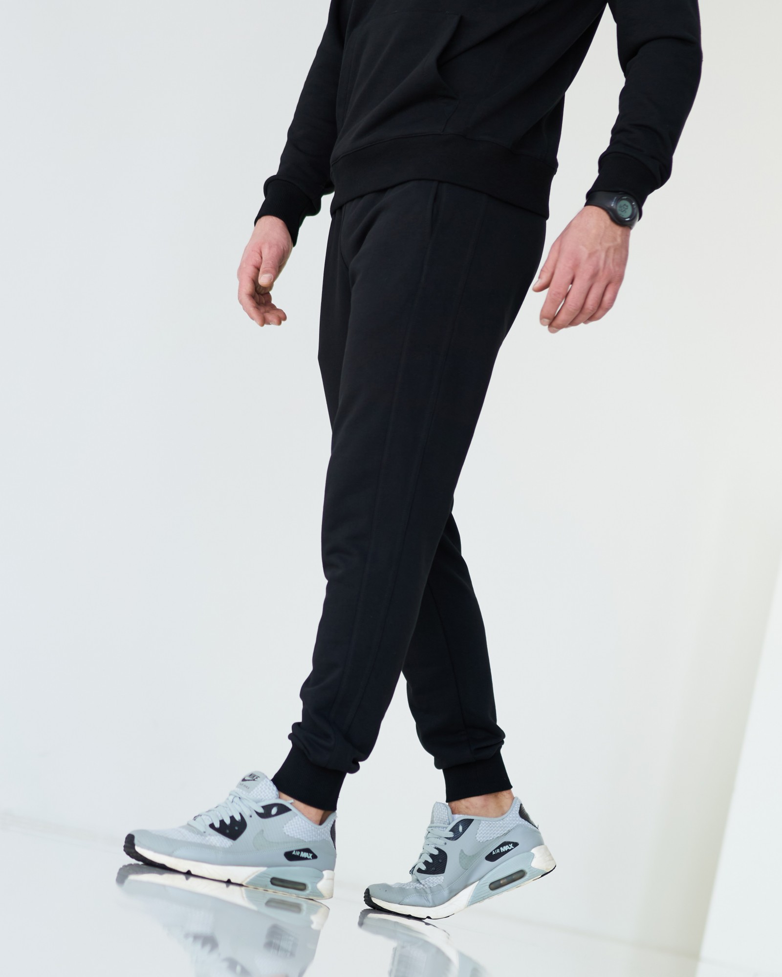 

Спортивные штаны тонкие GR8 active wear модель 7т3-черный размер M