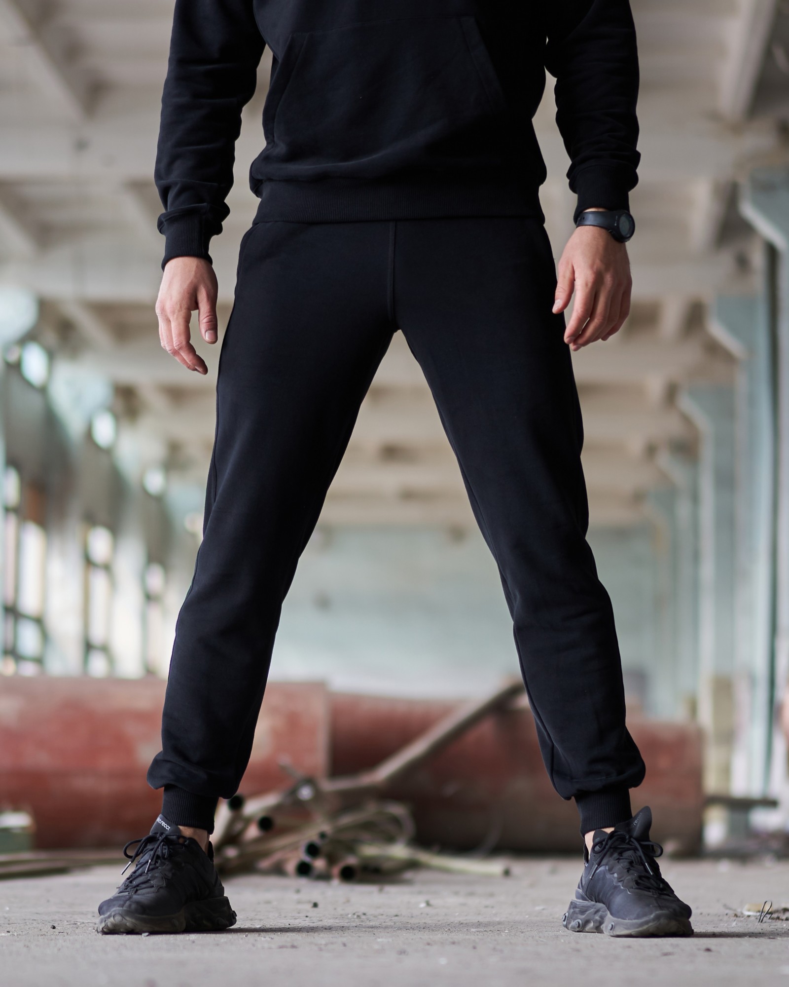 

Спортивные штаны тонкие GR8 active wear модель 7т3-браш-черный размер XL