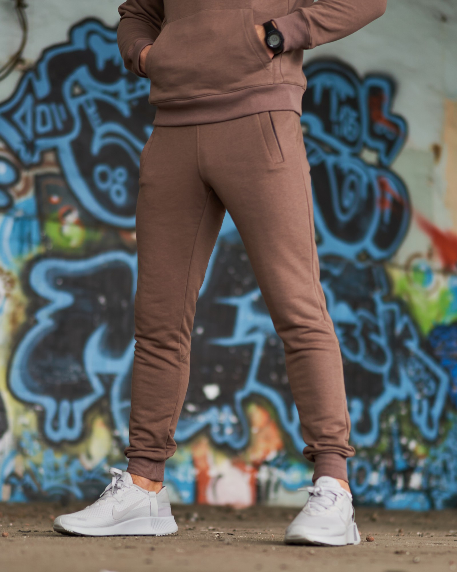 

Спортивные штаны тонкие GR8 active wear модель 61т3-мокко размер М