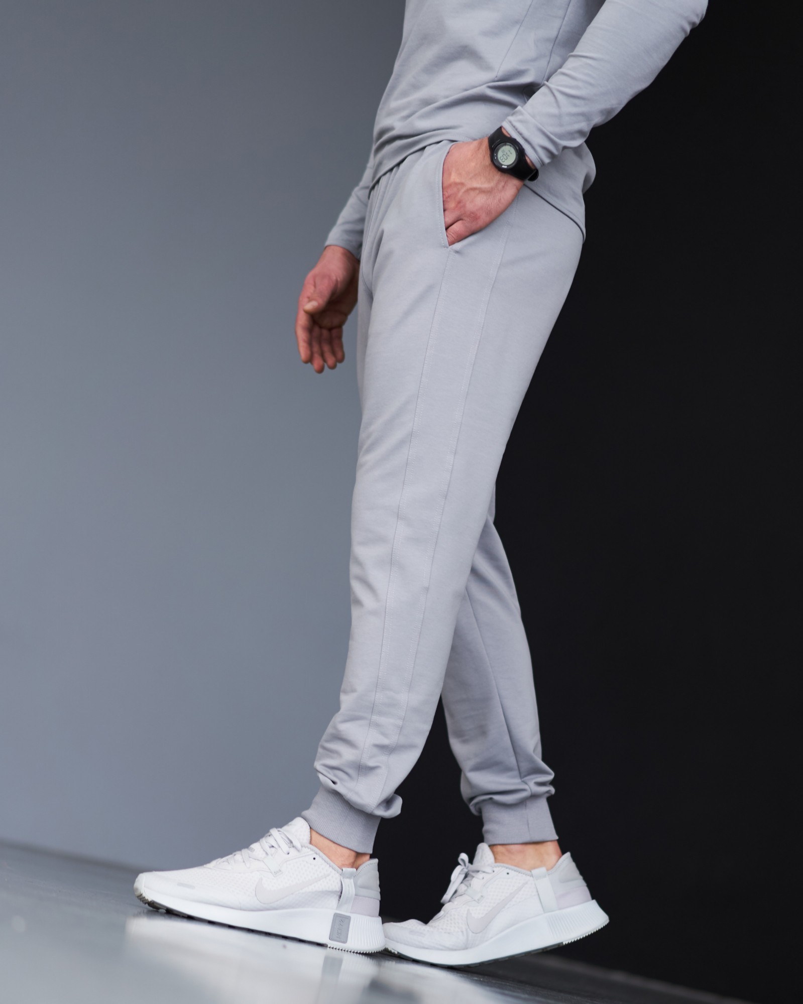 

Спортивные штаны тонкие GR8 active wear модель 7т2-св-серый размер XL
