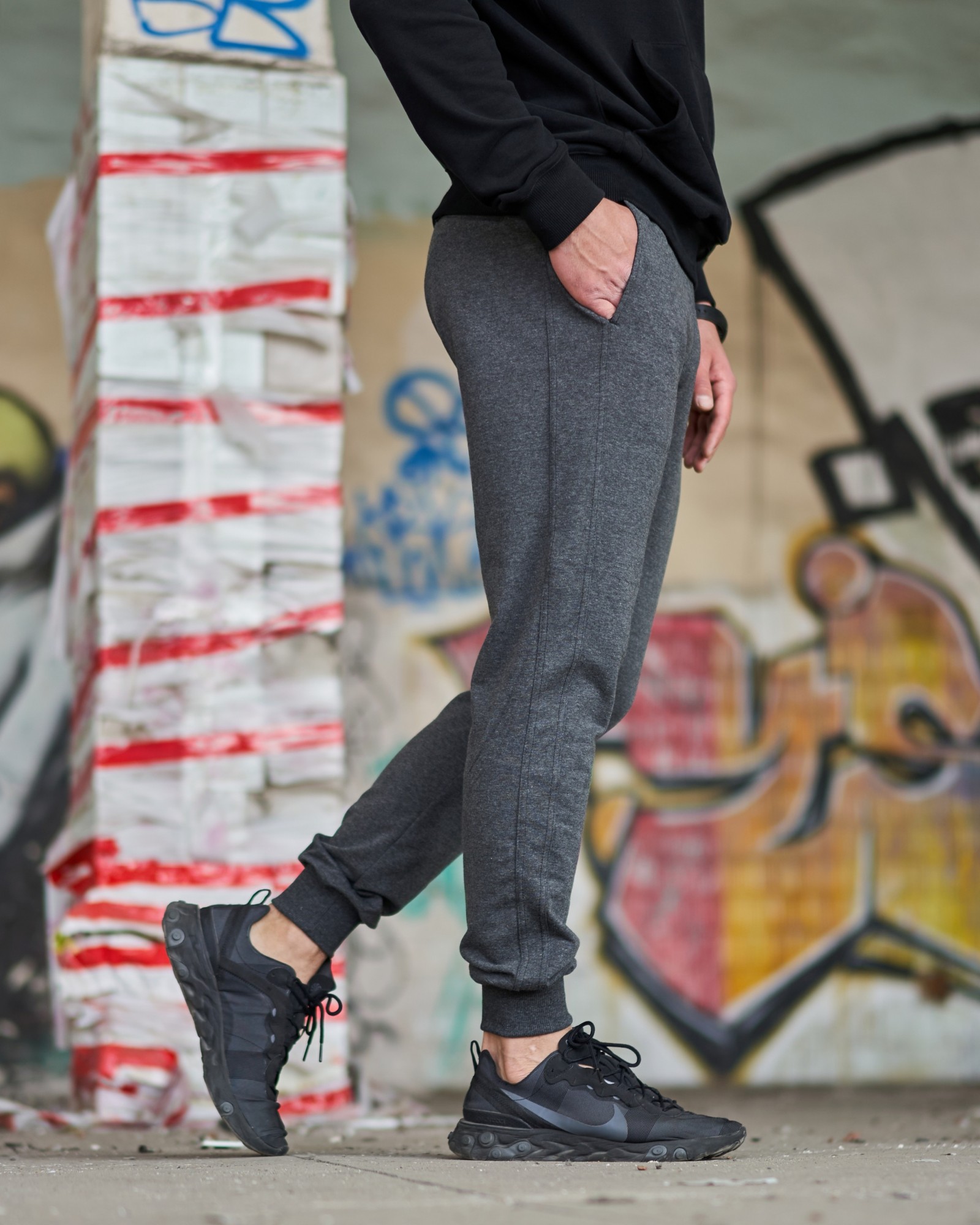 

Спортивные штаны тонкие GR8 active wear модель 7т2-серый размер L