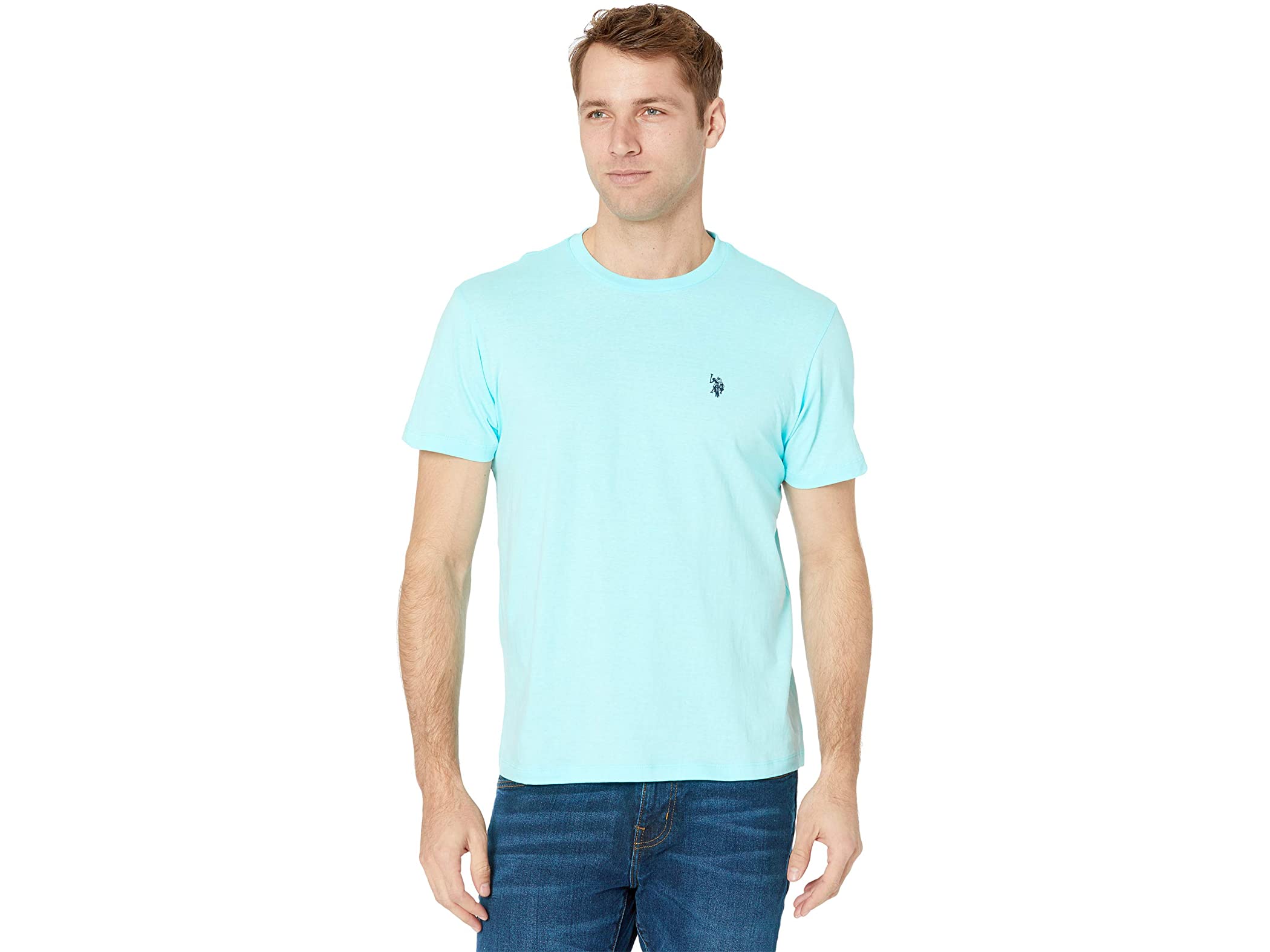 

Футболка U.S. Polo ASSN.  Бирюзовая 07701754, Футболка U.S. Polo ASSN. L Бирюзовая 07701754