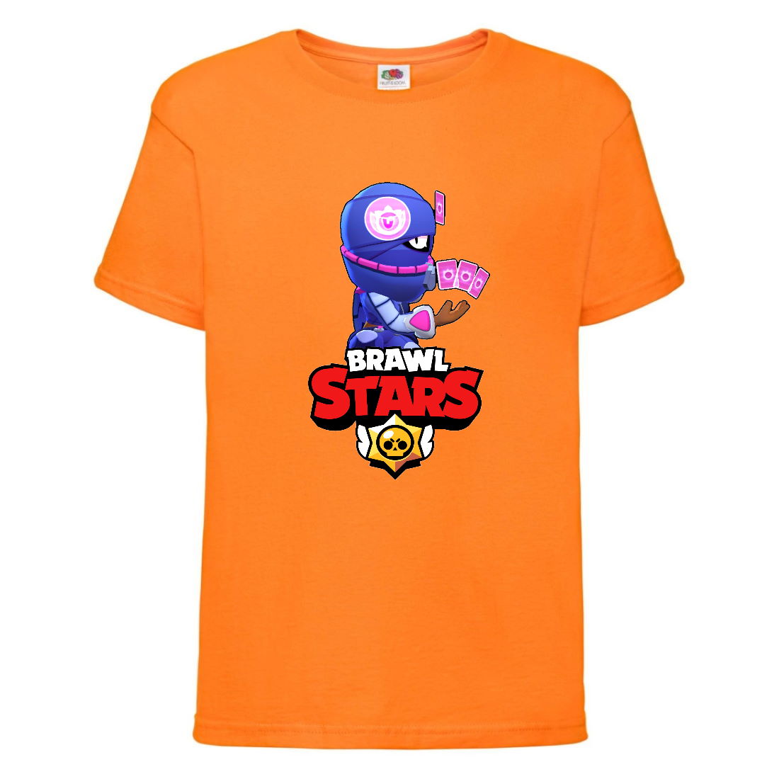 

Футболка детская Brawl Stars Tara Ninja (Бравл Старс Тара Ниндзя) оранжевая 104 см