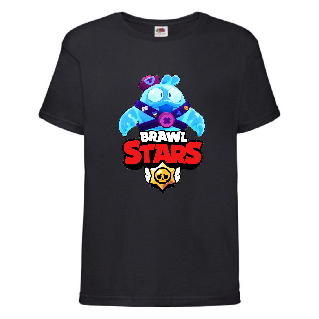 

Футболка детская Brawl Stars Squeak (Бравл Старс Скуик) черная 104 см