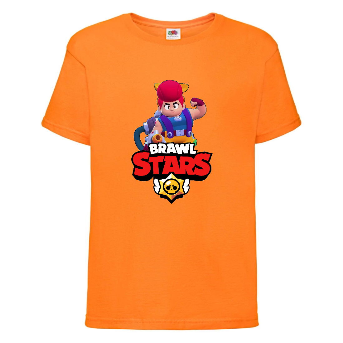 

Футболка детская Brawl Stars Pam (Бравл Старс Пэм) оранжевая 116 см