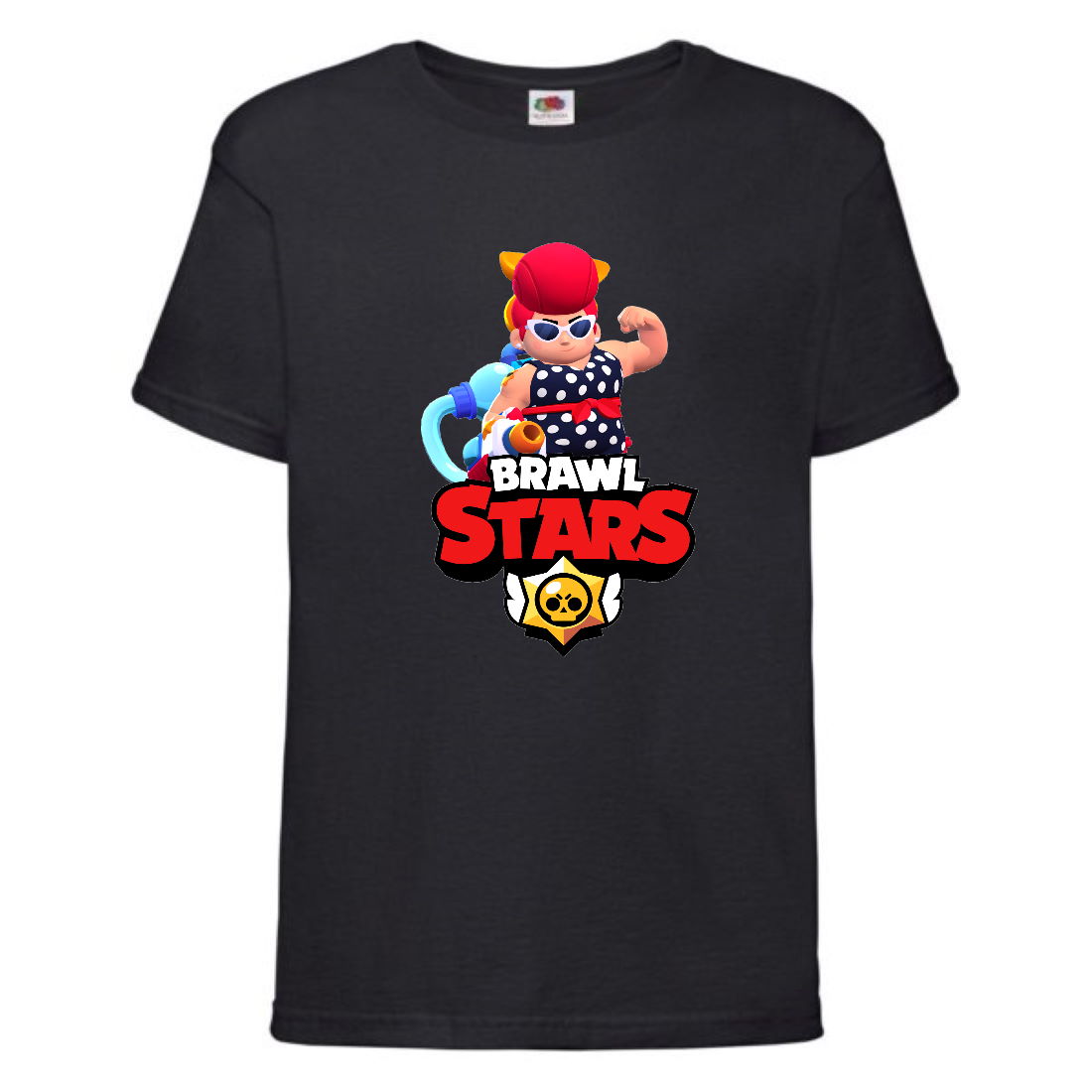 

Футболка детская Brawl Stars Pam Beach (Бравл Старс Пэм Пляжная) черная 128 см