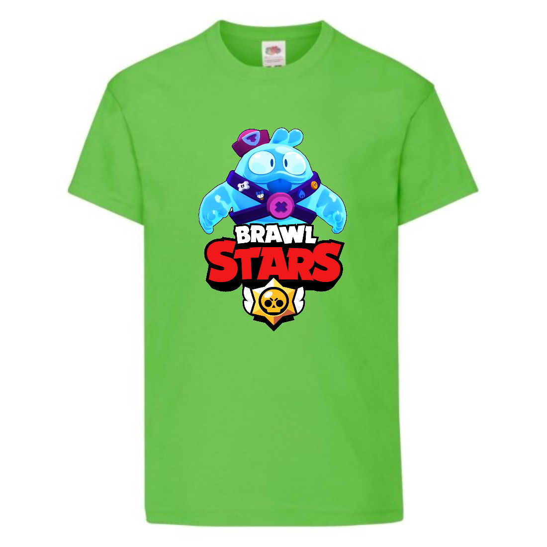 

Футболка детская Brawl Stars Squeak (Бравл Старс Скуик) светлозеленая 104 см