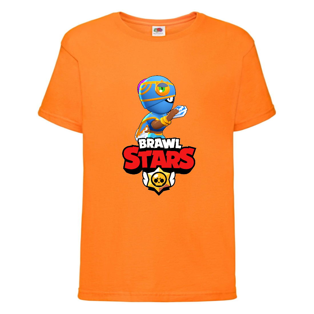 

Футболка детская Brawl Stars Tara Indigo (Бравл Старс Тара Индиго) оранжевая 104 см
