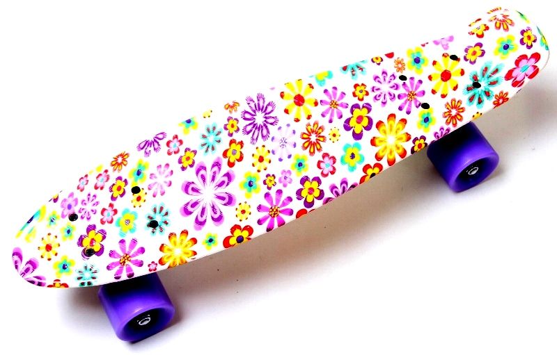 

Скейтборд, Пенни борд Penny Board Violet Flowers (SD)