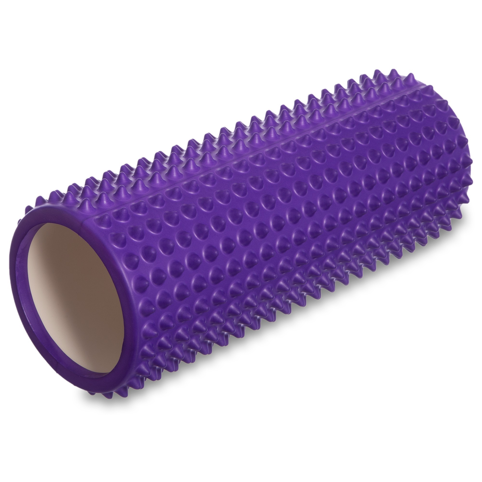 

Валик-роллер массажный Yoga Roller 14х33 см для фитнеса, йоги, самомассажа фиолетовый (FI-1730)