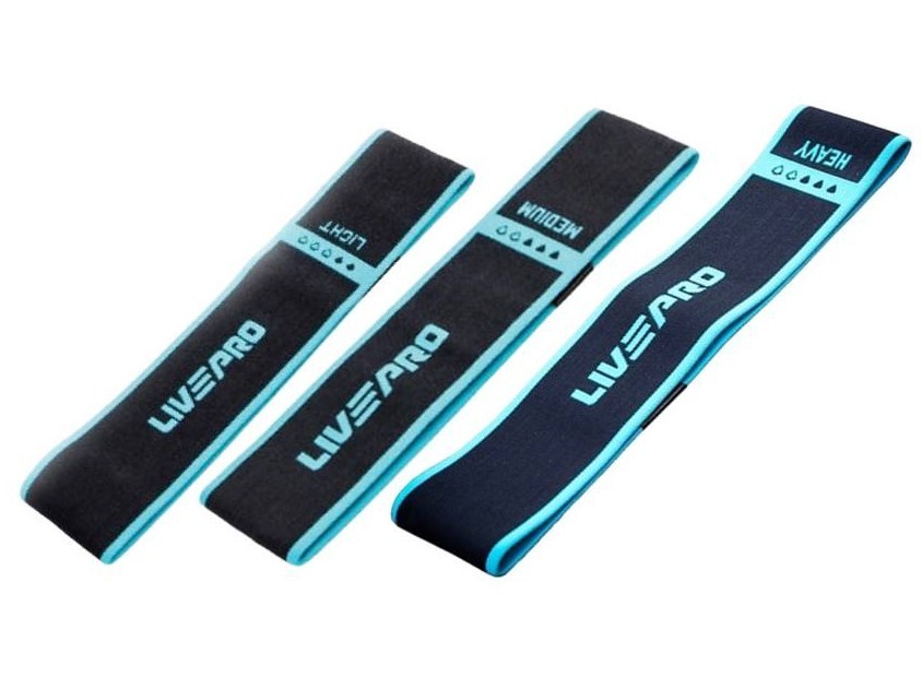 

Набор фитнес-резинок тканевых LiveUp POWER LOOP 3 шт. L-M-H, 13,5-23 кг (LP8414)