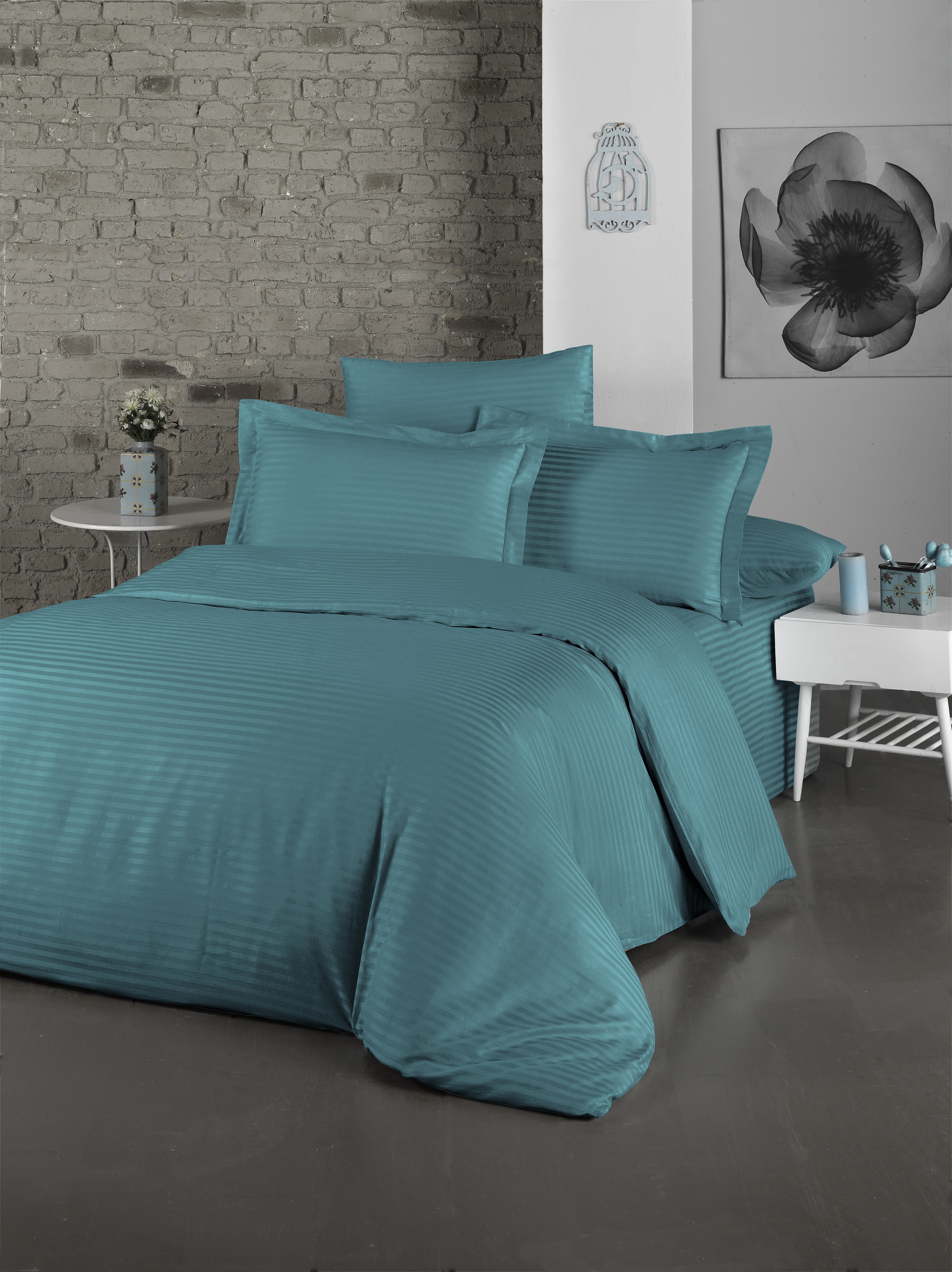 

Комплект постельного белья LightHouse Exclusive Sateen Stripe Lux 200х220