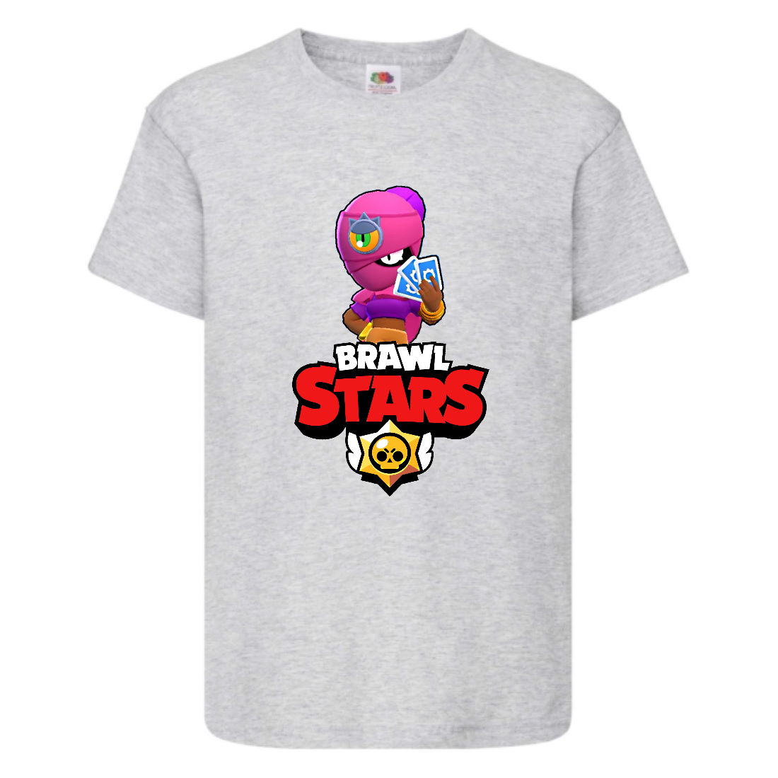 

Футболка детская Brawl Stars Tara (Бравл Старс Тара) серая 116 см
