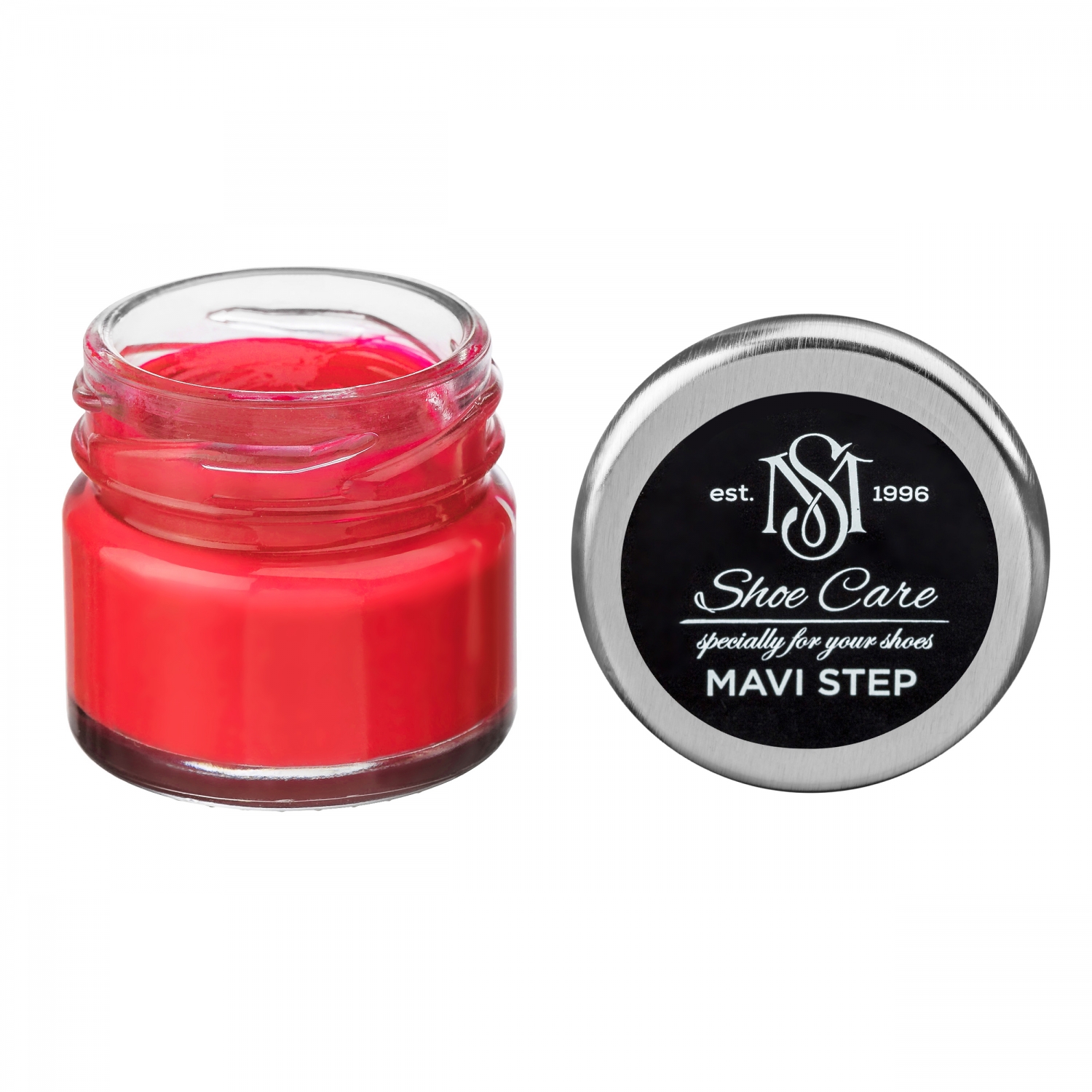 

Краска бальзам для замши и нубука красная 162 MAVI STEP Multi Oil Balm, 25 мл