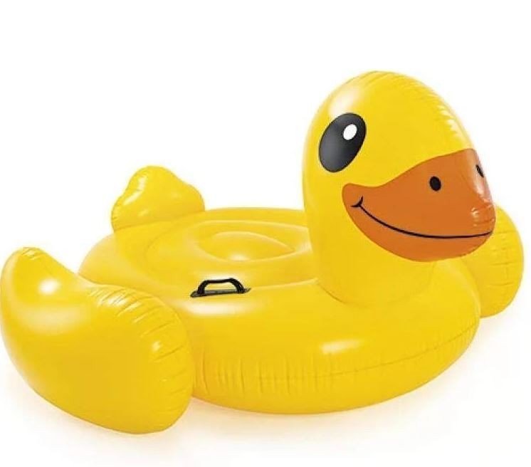 

Плотик надувной для плавания 57556 "Желтая Уточка" Intex размером 147х147х81 см, весом 2,1 кг, от 3 лет