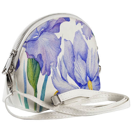 

Сумочка маленькая Coquette Ирисы голубые 18x14x7 см