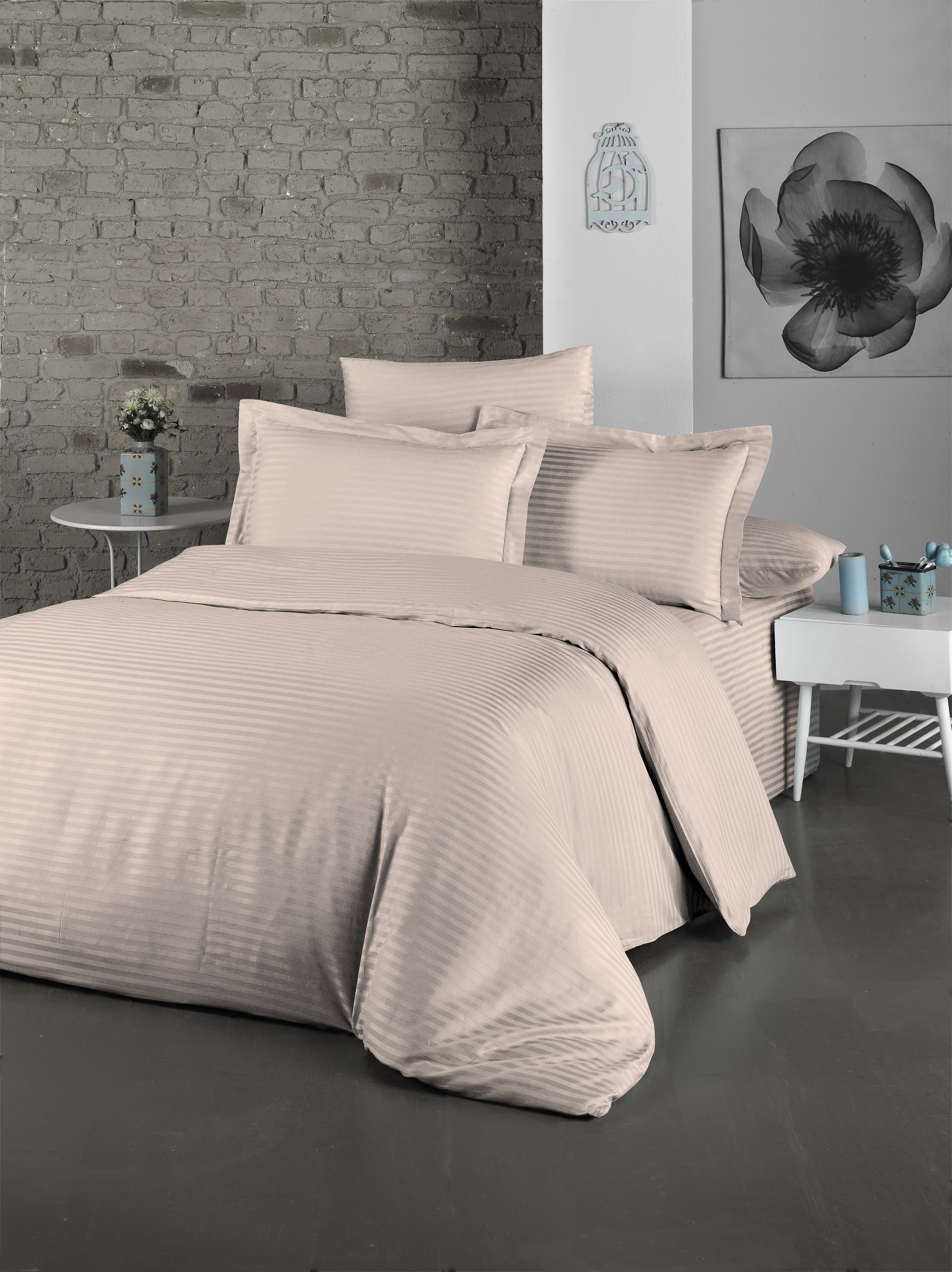 

Комплект постельного белья LightHouse Exclusive Sateen Stripe Lux 200х220