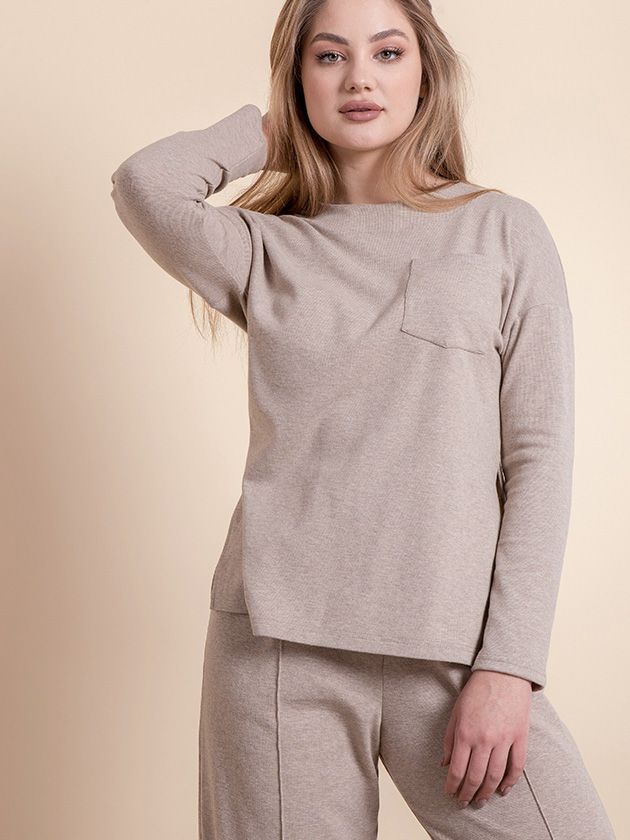 

Лонгслив MR520 MR 222 2755 0221  Dark Beige, Лонгслив MR520 MR 222 2755 0221 L Dark Beige