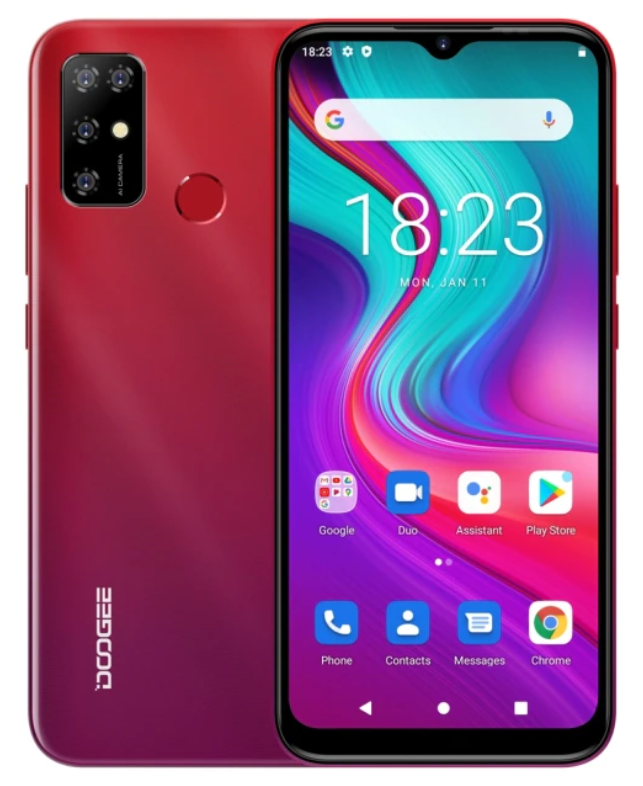 

Doogee X96 Pro 4/64 Gb red, 6.52", SC9863A, 3G, 4G