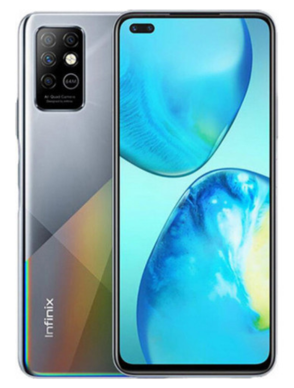 

Infinix Note 8 6/128 Gb silver, 6.95", Helio G80, 3G, 4G